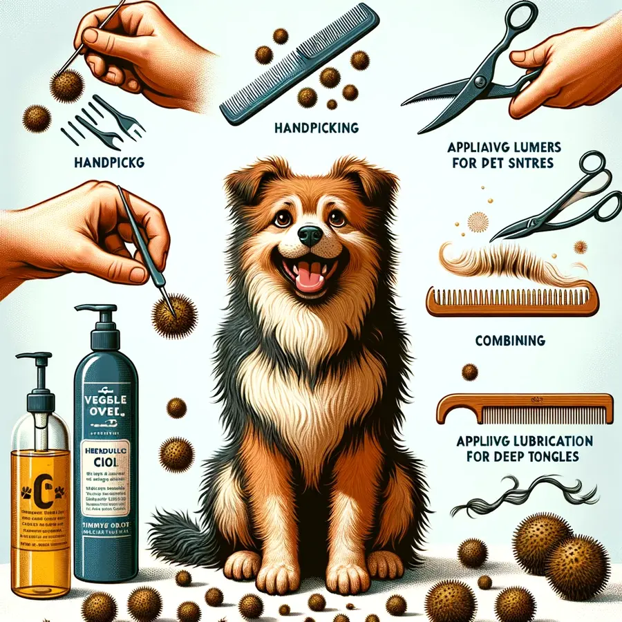 How to Get Burrs Out of Dog Fur