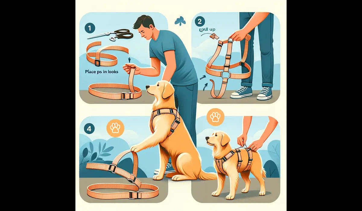 How to Put on a Dog Harness