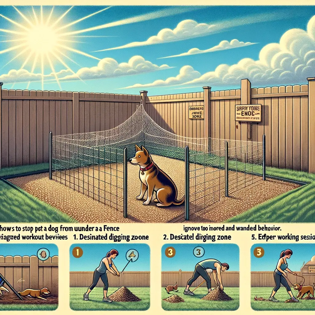 How to Stop Dog from Digging Under a Fence